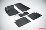 Ковры резиновые (сетка) Seintex для Chevrolet 2006- (цвет Черный)
