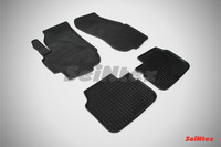 Ковры резиновые (сетка) Seintex для Suzuki LIANA 2001- (цвет Черный)