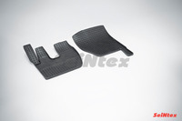 Ковры резиновые (сетка) Seintex для Renault PREMIUM (цвет Черный)