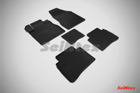 Ковры резиновые (сетка) Seintex для Nissan MURANO 2002- (цвет Черный)