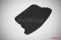Ковры в багажник Seintex для Hyundai Tucson 2004- (цвет Черный)