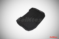 Ковры в багажник Seintex для Nissan Note 2005- (цвет Черный)