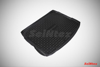 Ковры в багажник Seintex для Nissan Qashqai 2007- (цвет Черный)