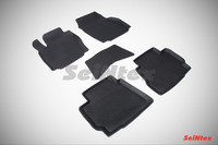 Ковры резиновые с бортом Seintex для Ford Mondeo IV 2007- (цвет Черный)