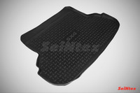 Ковры в багажник Seintex для Suzuki SX4 2006- (цвет Черный)