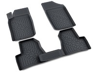 Ковры полиуретановые AGATEK для Peugeot 206 1998-2009 черные