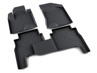 Ковры полиуретановые AGATEK для Hyundai Santa Fe 2009-2012 черные