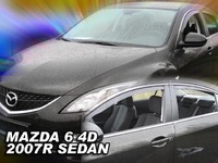 Дефлекторы окон вставные Heko для Mazda 6 2007- Sedan 4D к-т (4шт.)