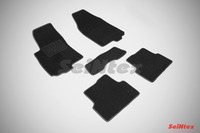 Ковры ворсовые Seintex для Chevrolet AVEO 2011- цвет ( Черный)