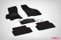 Ковры ворсовые Seintex для Daewoo LANOS 1997-2002 цвет ( Черный)