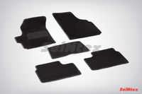 Ковры ворсовые Seintex для Daewoo Matiz II 2000- цвет ( Черный)