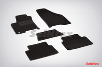 Ковры ворсовые Seintex для Chevrolet Lacetti 2004-2013 цвет ( Черный)