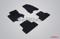 Ковры ворсовые Seintex для Nissan Х-TRAIL (T31) 2007-2013 цвет ( Черный)