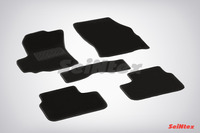 Ковры ворсовые Seintex для Suzuki SX4 2006-2013 цвет ( Черный)