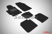 Ковры ворсовые Seintex для Toyota Camry VI 2006-2011 цвет ( Черный)