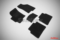 Ковры ворсовые Seintex для Hyundai Elantra 2006-2011 цвет ( Черный)