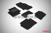 Ковры ворсовые Seintex для Hyundai i20 2009- цвет ( Черный)