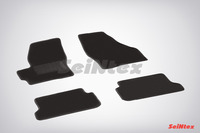 Ковры ворсовые Seintex для Mazda 6 2008-2013 цвет ( Черный)