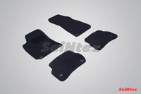 Ковры ворсовые Seintex для Volkswagen Passat B5 1996-2005 цвет ( Черный)