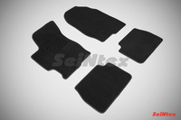 Ковры ворсовые Seintex для Mazda 6 2002-2008 цвет ( Черный)