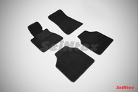 Ковры ворсовые Seintex для BMW 7 Ser E-66L 2001-2008 цвет ( Черный)