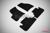 Ковры ворсовые Seintex для Chevrolet REZZO 2004-2008 цвет ( Черный)