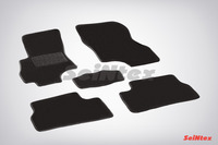 Ковры ворсовые Seintex для Hyundai Accent 1999-2010 цвет ( Черный)