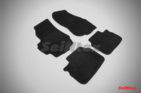 Ковры ворсовые Seintex для Suzuki LIANA 2001-2008 цвет ( Черный)