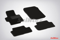 Ковры ворсовые Seintex для Honda Accord VII 2002-2007 цвет ( Черный)