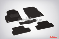 Ковры ворсовые Seintex для Opel Astra J 2009- цвет ( Черный)