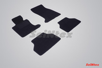 Ковры ворсовые Seintex для BMW 5 Ser E-60 2003-2010 цвет ( Черный)