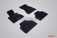 Ковры ворсовые Seintex для BMW 7 Ser E-65 2001-2008 цвет ( Черный)