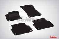 Ковры ворсовые Seintex для Audi А8 2003-2010 цвет ( Черный)