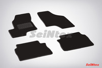 Ковры ворсовые Seintex для Hyundai Santa Fe II 2006-2010 цвет ( Черный)