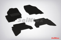 Ковры ворсовые Seintex для Nissan Pathfinder III 2004-2013 цвет ( Черный)