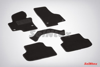 Ковры ворсовые Seintex для Volkswagen Jetta 2011- цвет ( Черный)