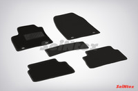 Ковры ворсовые Seintex для Opel Vectra C 2002-2008 цвет ( Черный)