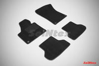 Ковры ворсовые Seintex для Audi А3 2003-2012 цвет ( Черный)