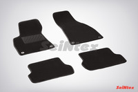 Ковры ворсовые Seintex для Audi A4 (B8) 2007- цвет ( Черный)