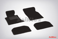Ковры ворсовые Seintex для BMW 7 Ser E-38 1994-2001 цвет ( Черный)