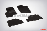 Ковры ворсовые Seintex для Chevrolet Captiva 2006-2012 цвет ( Черный)