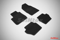 Ковры ворсовые Seintex для Ford Fiesta IV 2008-2013 цвет ( Черный)