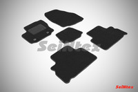 Ковры ворсовые Seintex для Ford S-MAX 2006- цвет ( Черный)