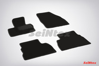 Ковры ворсовые Seintex для Honda Civic VIII HATCHBACK 2006-2012 цвет ( Черный)