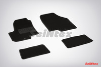 Ковры ворсовые Seintex для KIA Soul 2009-2013 цвет ( Черный)