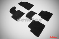 Ковры ворсовые Seintex для KIA Sorento 2009-2012 цвет ( Черный)