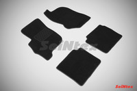 Ковры ворсовые Seintex для Mitsubishi Galant IX 2003-2012 цвет ( Черный)