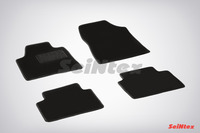 Ковры ворсовые Seintex для Nissan Teana I 2006-2008 цвет ( Черный)