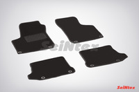 Ковры ворсовые Seintex для Skoda Octavia I 1996-2010 цвет ( Черный)