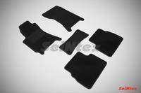 Ковры ворсовые Seintex для Subaru Forester II 2002-2008 цвет ( Черный)